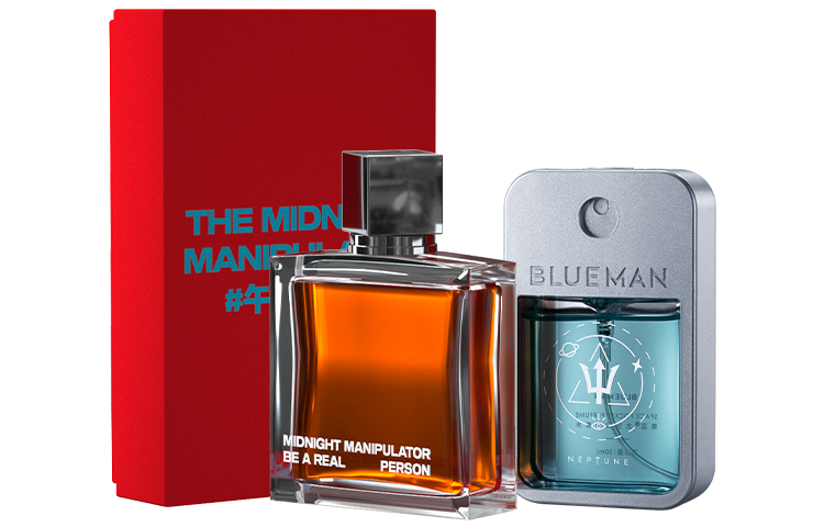 

Набор парфюма midnight dirty edt eau de toilette 50 мл + space pocket eau de toilette 30 мл BLUE MAN