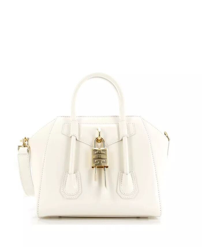 

Мини-сумка Antigona Lock из кожи Pre-Owned Givenchy, коричневый/бежевый