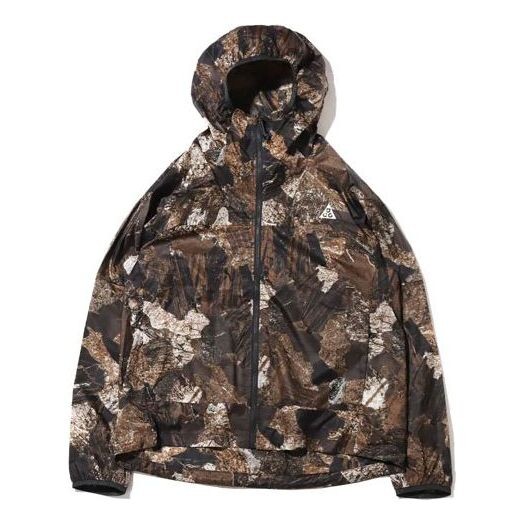

Куртка Men's Nike SS22 ACG Rock Full Print Casual Hooded Jacket Rock Gray, мультиколор