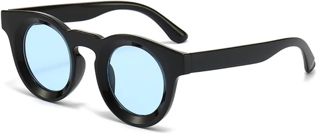 

Солнцезащитные очки с защитой UV400 | Круглые, черно-красные, желейного цвета | Для женщин и мужчин, для занятий спортом на открытом воздухе и путешествий DSVIGF, Blue