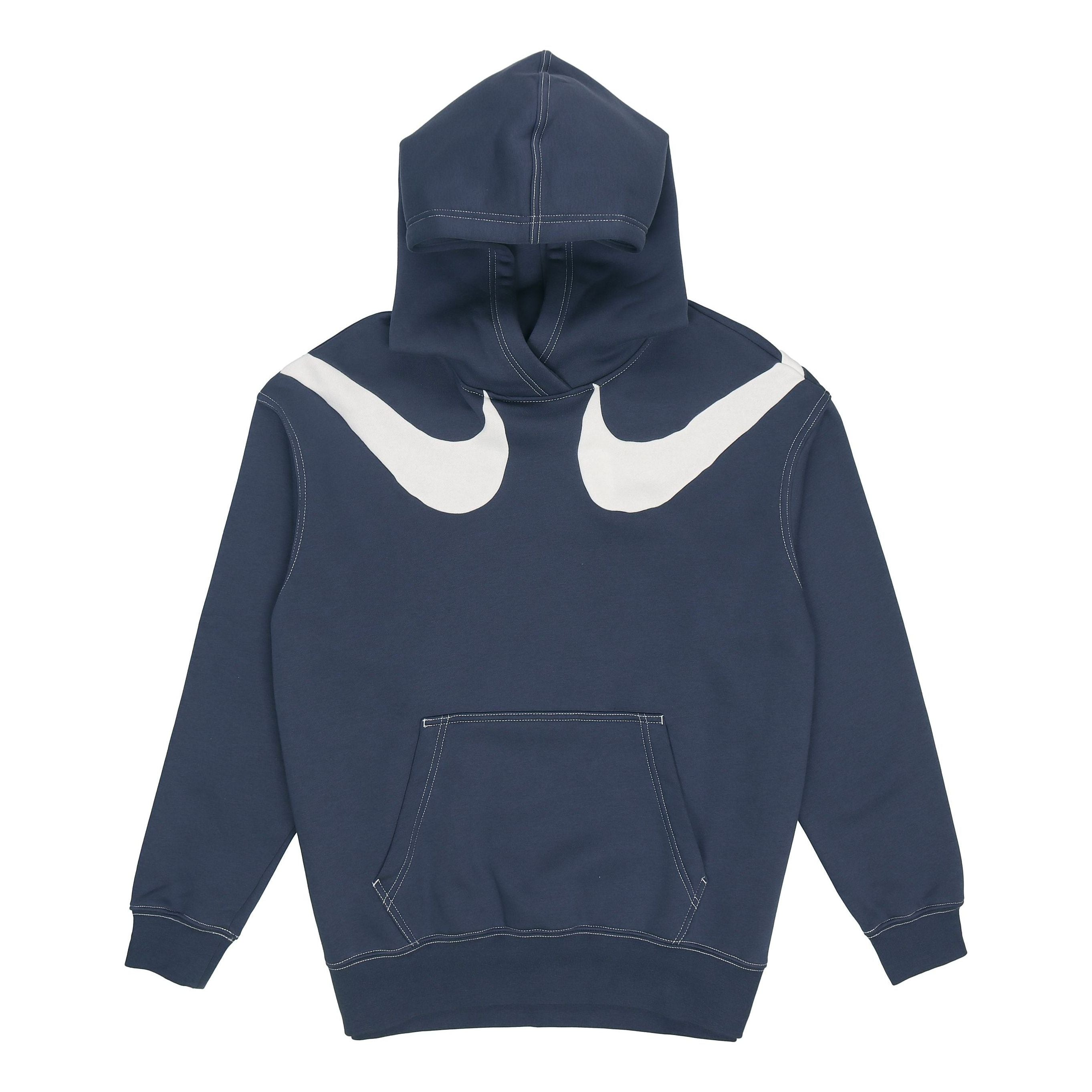 

Худи (WMNS) Nike As W Nsw Swsh Flc Gx Hoodie Casual Sports Knit Pullover Hoodie Navy Blue
