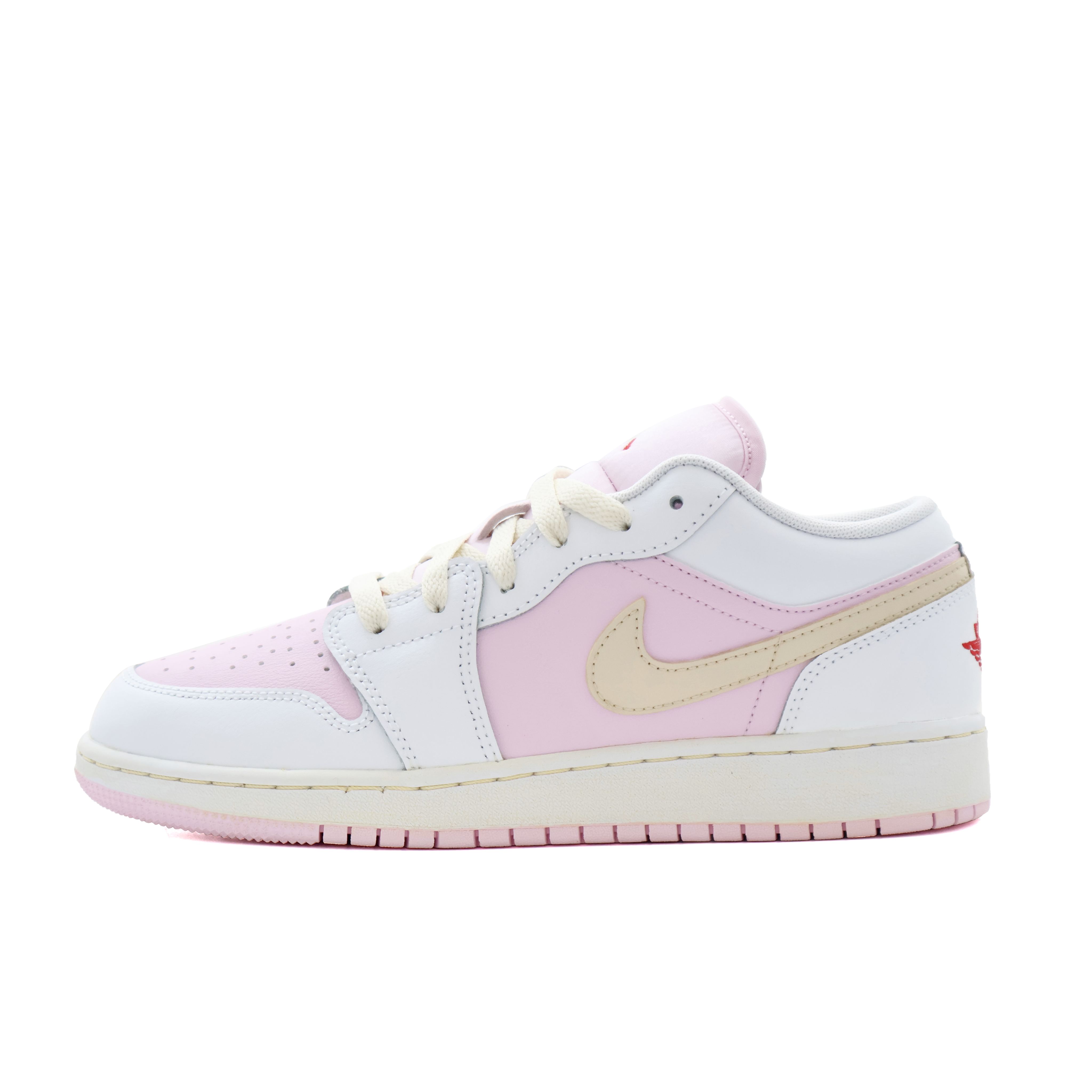 

Детские баскетбольные кроссовки Air 1 Low Top для подростков Jordan, розовый/белый