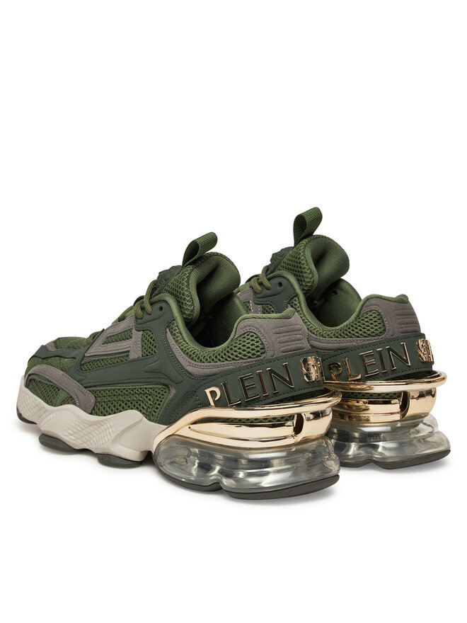 Кроссовки Thunderbeast // Gen.X.05 Saes Usc0750 Ste003N Plein Sport, зеленый — фото 3