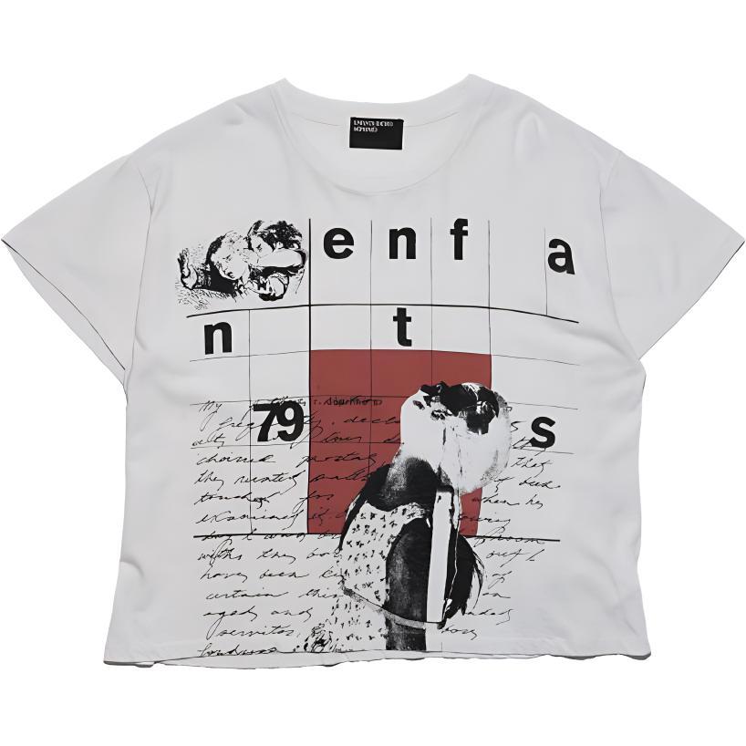 

Футболка Enfants Riches Déprimés Pharmicist's Daughter ENFANTS RICHES DEPRIMES, белый