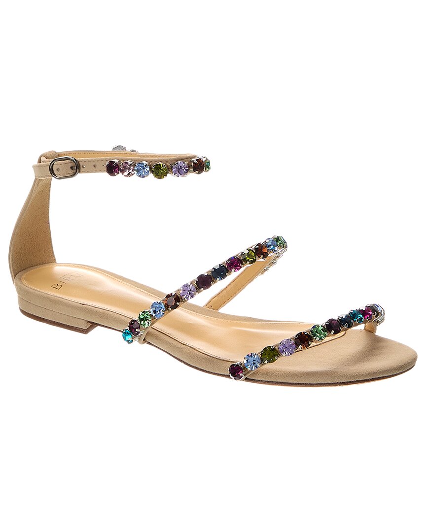 Александр Бирман Alexa Кристаллы Замшевые Сандалии Alexandre Birman, коричневый