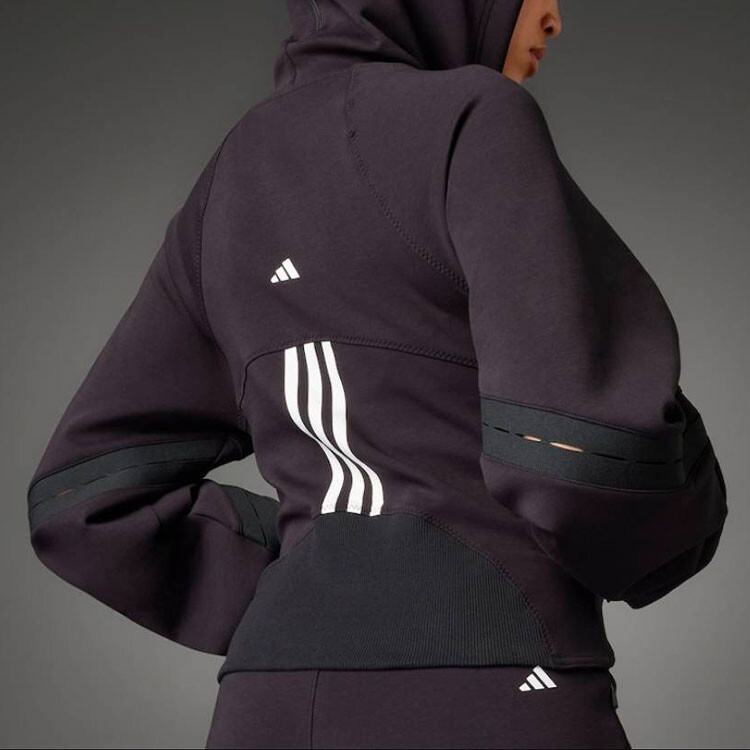 X RUI ZHOU Co-branded Series куртка женская черная Adidas — фото 3