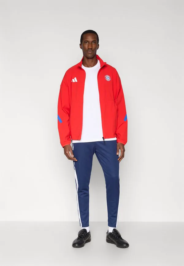 Куртка с гимном фк бавария зне, клубная одежда Adidas Performance, Red — фото 2