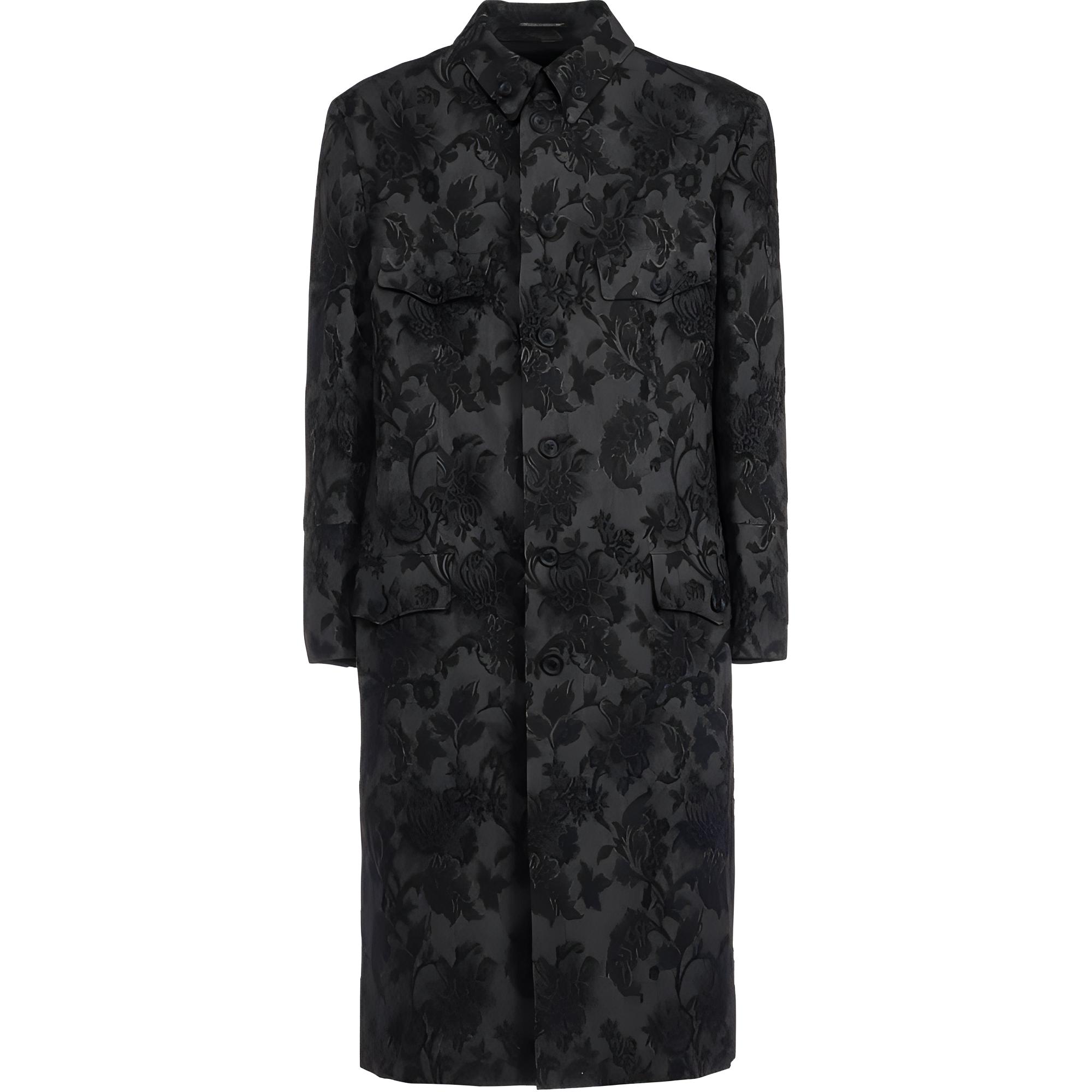 

Yohji Yamamoto Тёмно-серое пальто мужское, Dark Gray