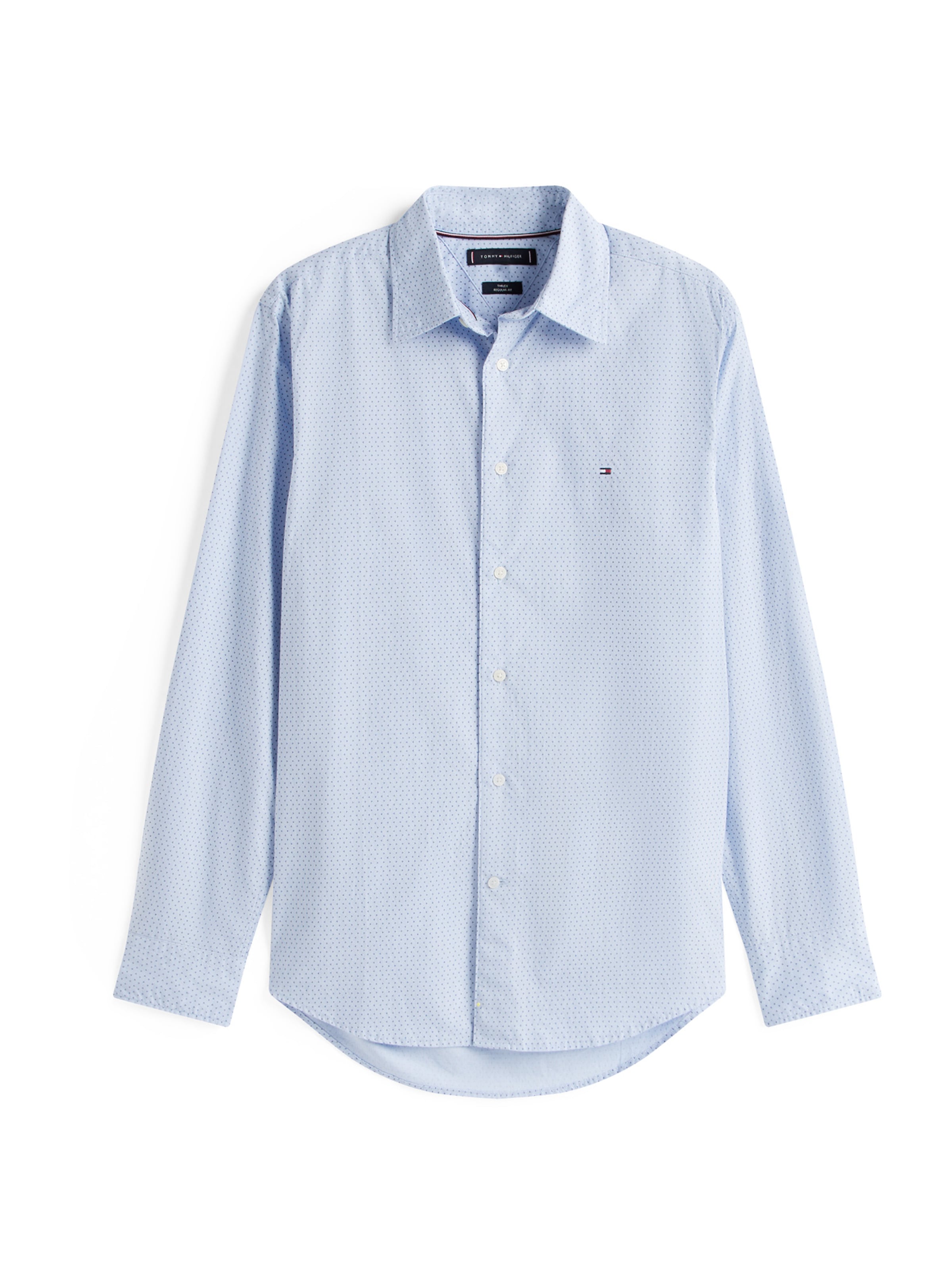 

TOMMY HILFIGER Рубашка на пуговицах Regular fit в синем, светло-голубом цвете