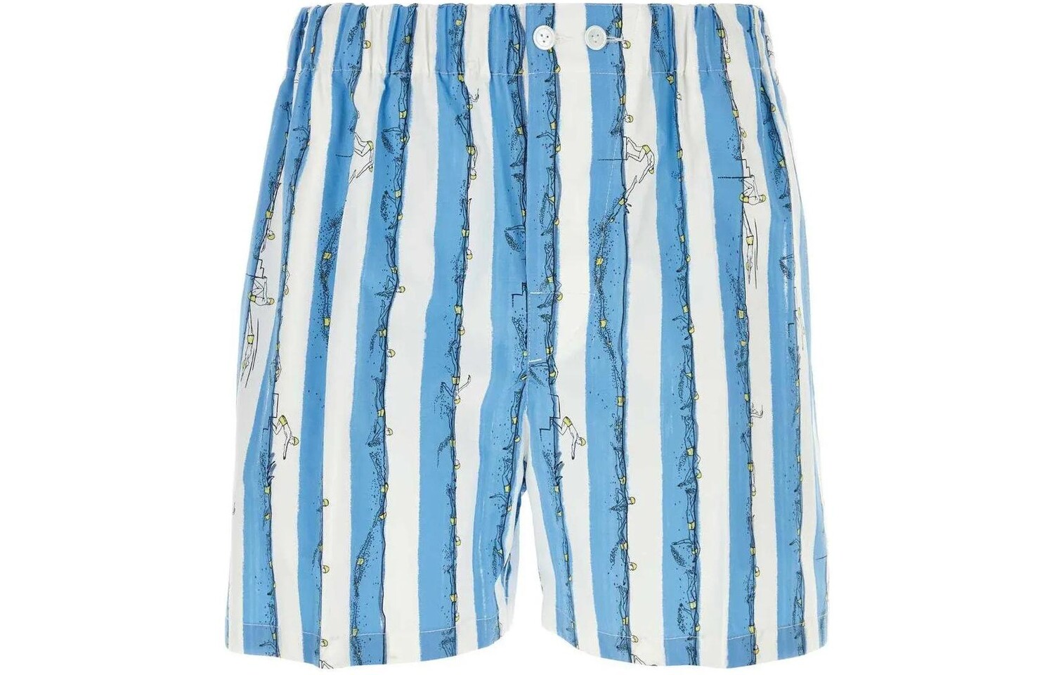 

Повседневные шорты мужские синие Bottega Veneta, синий