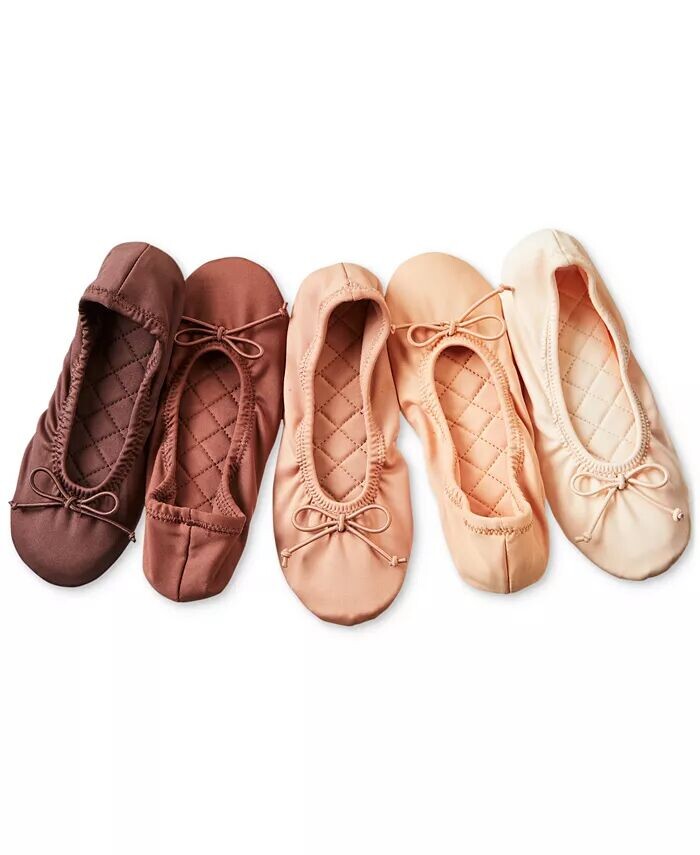 

Женские балетки Sloan Comfort из спандекса для дома и улицы Isotoner Signature, коричневый