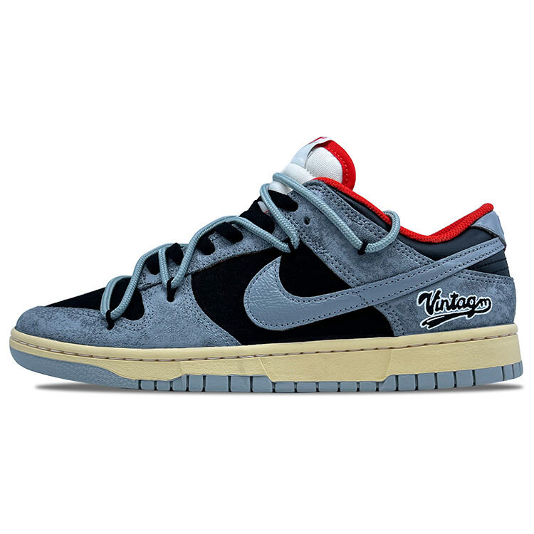 

Кроссовки Nike Dunk Skateboarding Shoes Unisex Low-top Grey/black, серый