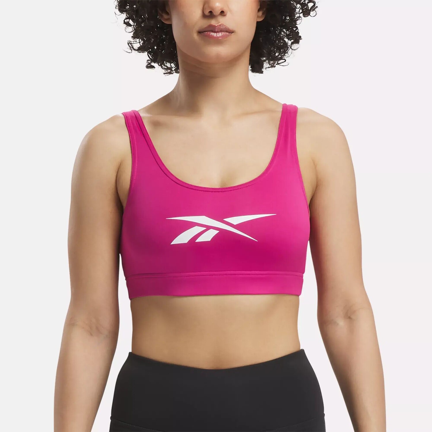 

Спортивный бюстгальтер для тренировок Reebok, розовый