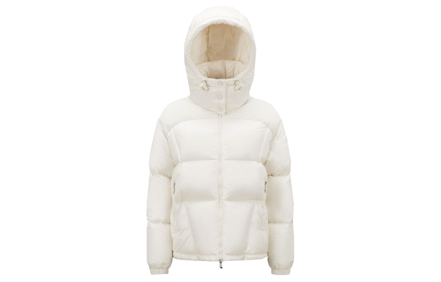

Пуховик женский белый Moncler