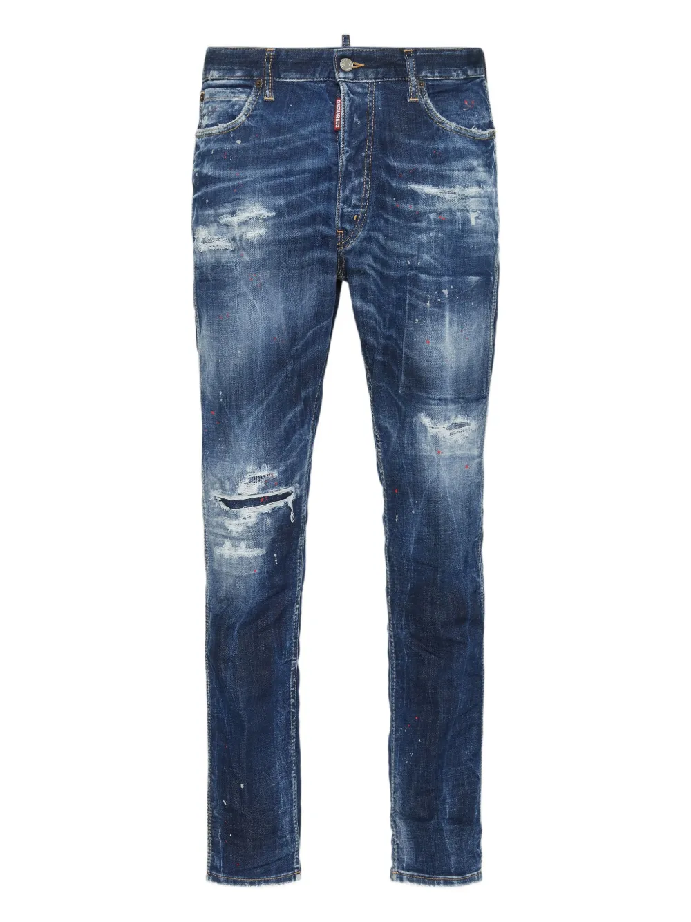 

Джинсы с прорезями DSQUARED2, синий