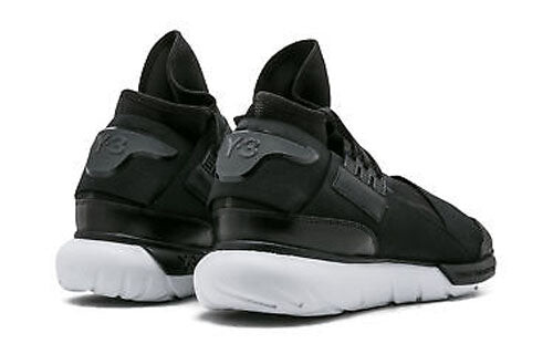 Кроссовки adidas Y-3 Qasa High 'Core Black', черный — фото 4