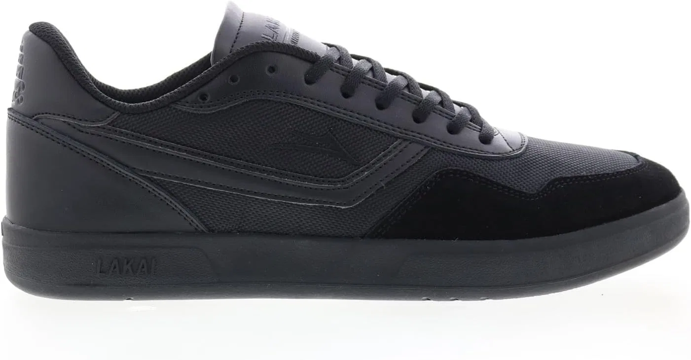 Мужские скейтбордистские кроссовки Lakai Griffin Gass Terrace, Black Black Suede — фото 2