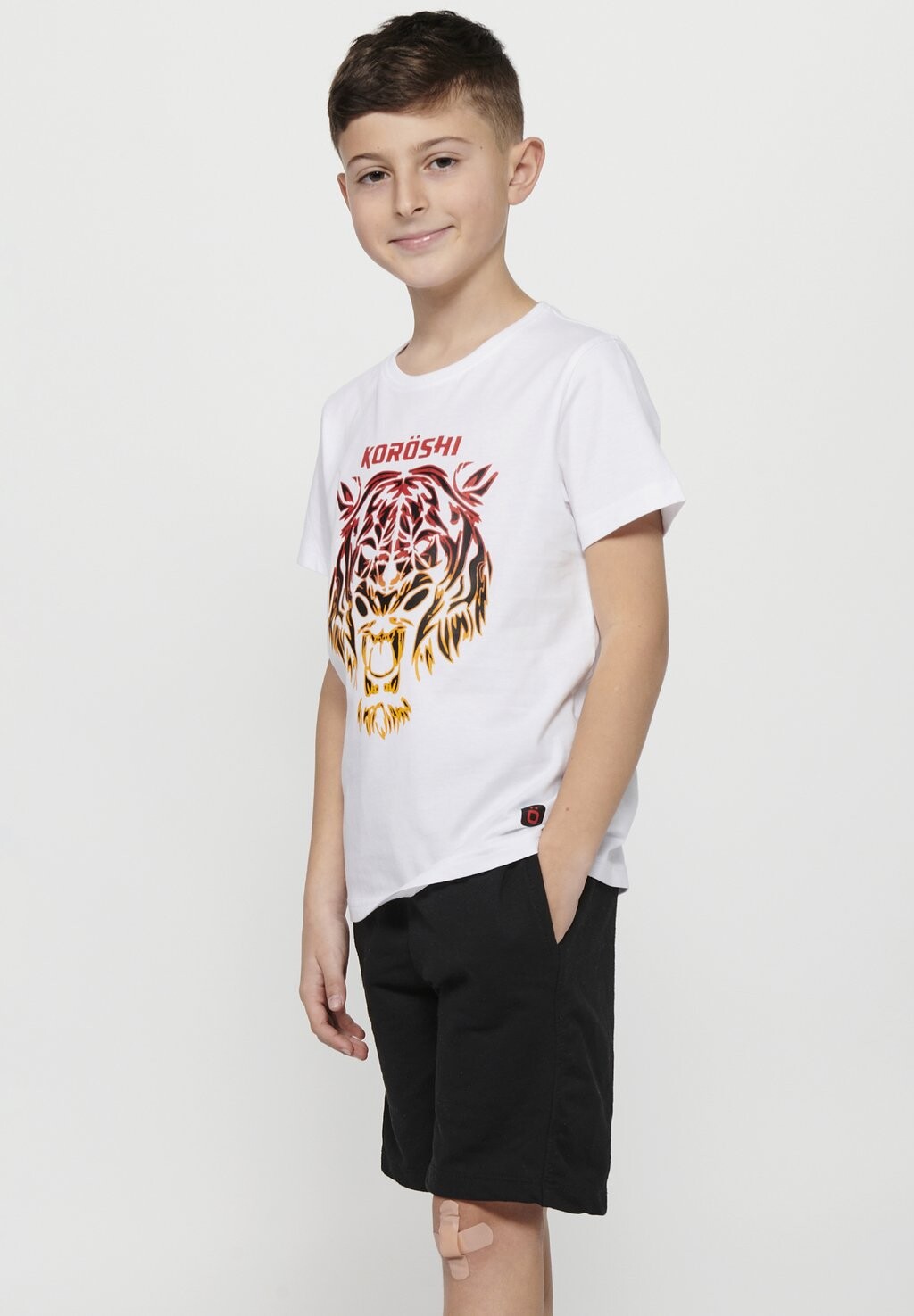 

Футболка с принтом SHORT-SLEEVED Koroshi, белый
