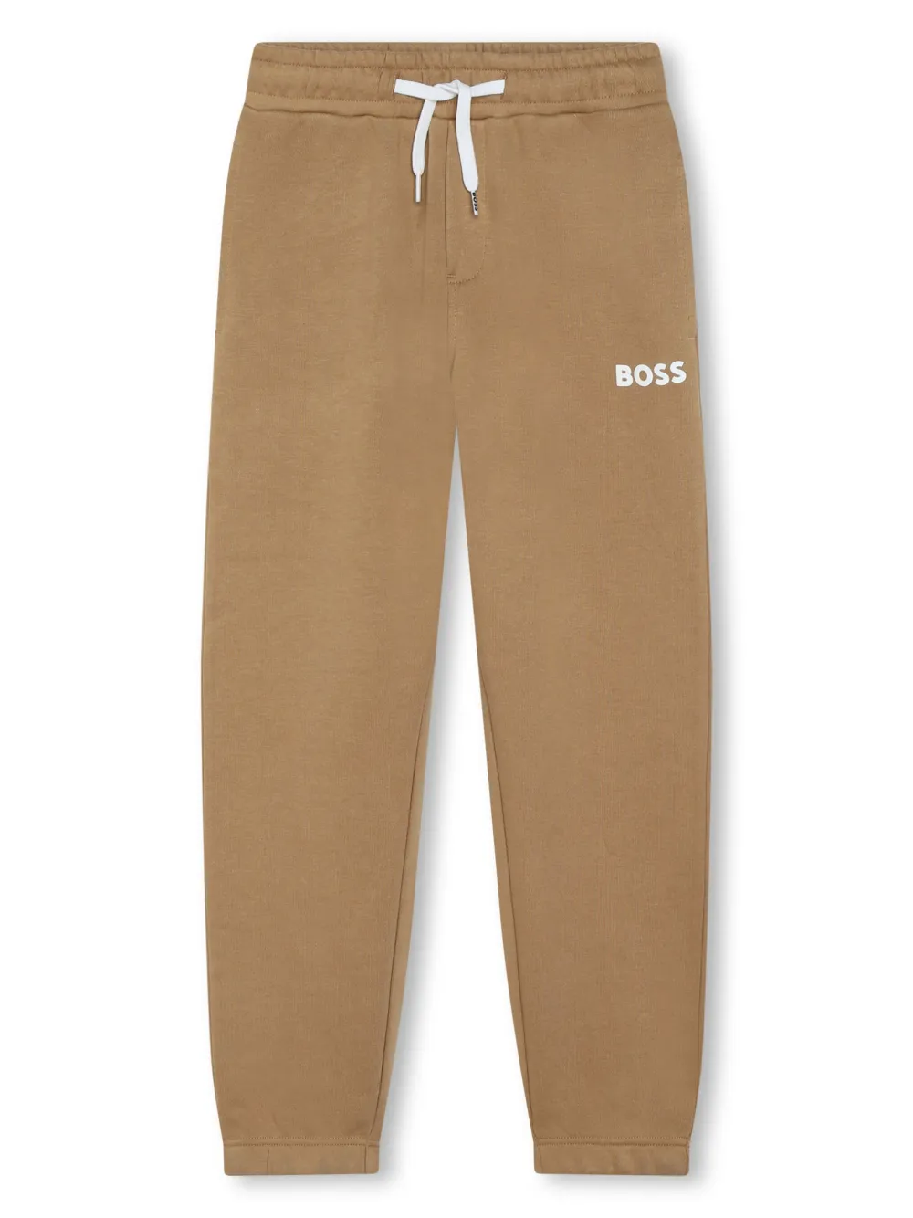 

Спортивные брюки с логотипом Boss Kidswear, бежево-коричневый