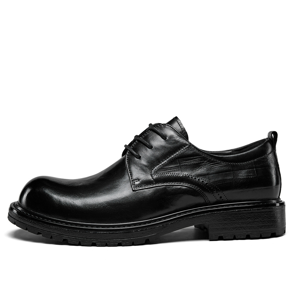 

Повседневные кожаные туфли мужские с низким верхом YEARCON, Black