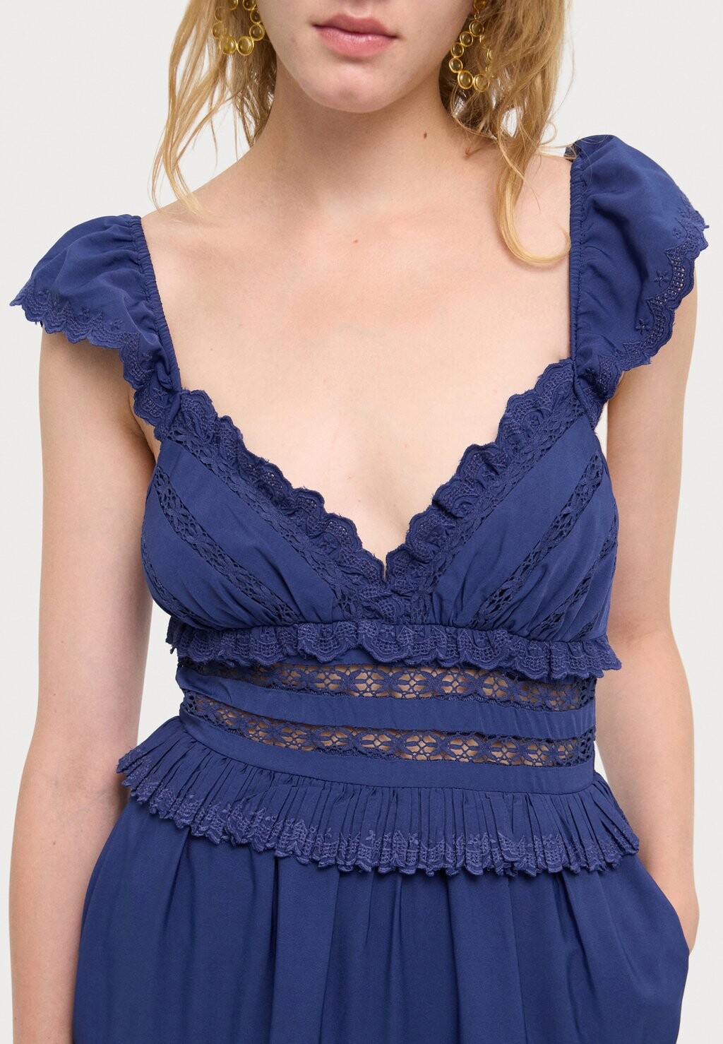 

Повседневное платье ANTONINA SOLID DRESS Sea, синий