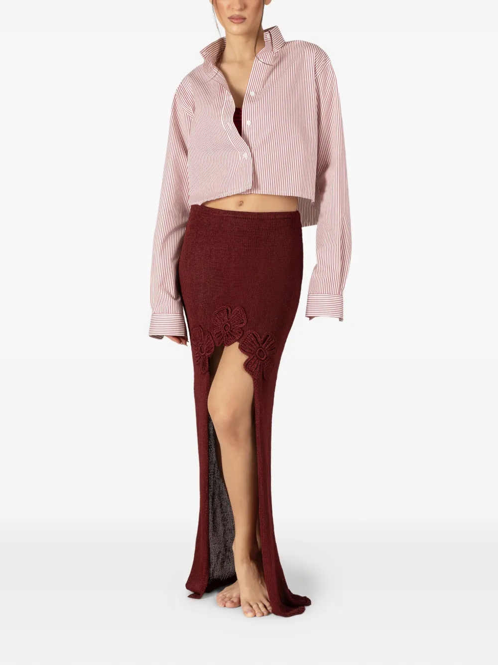 

Юбка Leo в технике кроше Paramidonna, белый