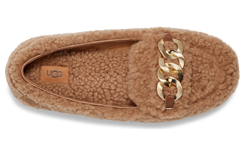 UGG Женские удобные лоферы SlipOn 'Brown' каштановые, цвет Chestnut — фото 4