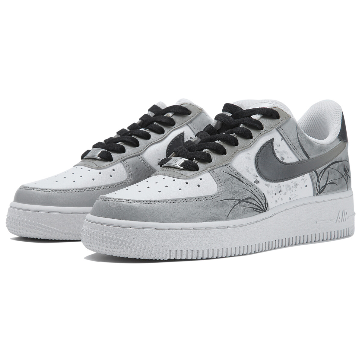 

Мужские кроссовки для скейтбординга Nike Air Force 1, Black/White/Gray