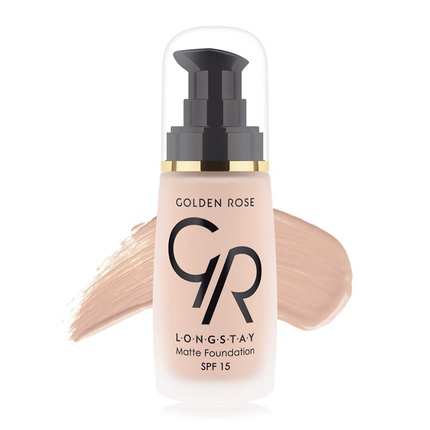 

Матовая стойкая тональная основа с SPF 15 Golden Rose
