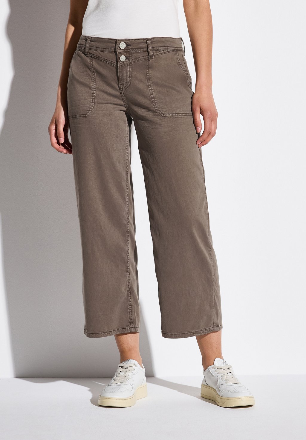 

Джинсы прямого кроя WIDE LEG Street One, цвет Braun
