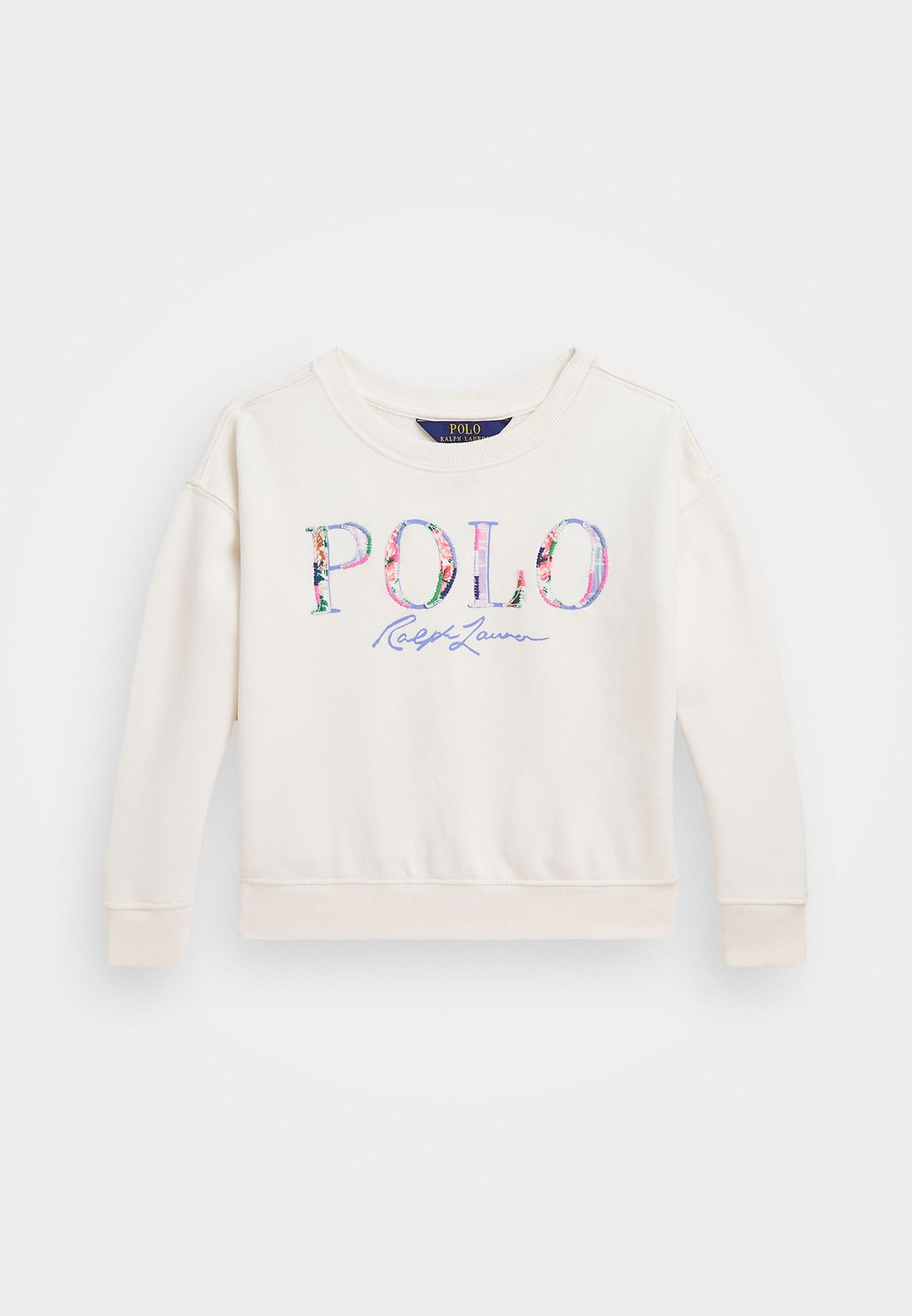 

Толстовка LOGO LOOPBACK FLEECE BOXY SWEATSHIRT Polo Ralph Lauren, белый