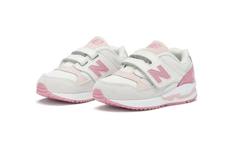 Кроссовки New Balance 530 устойчивые к истиранию низкие для малышей розовые — фото 4