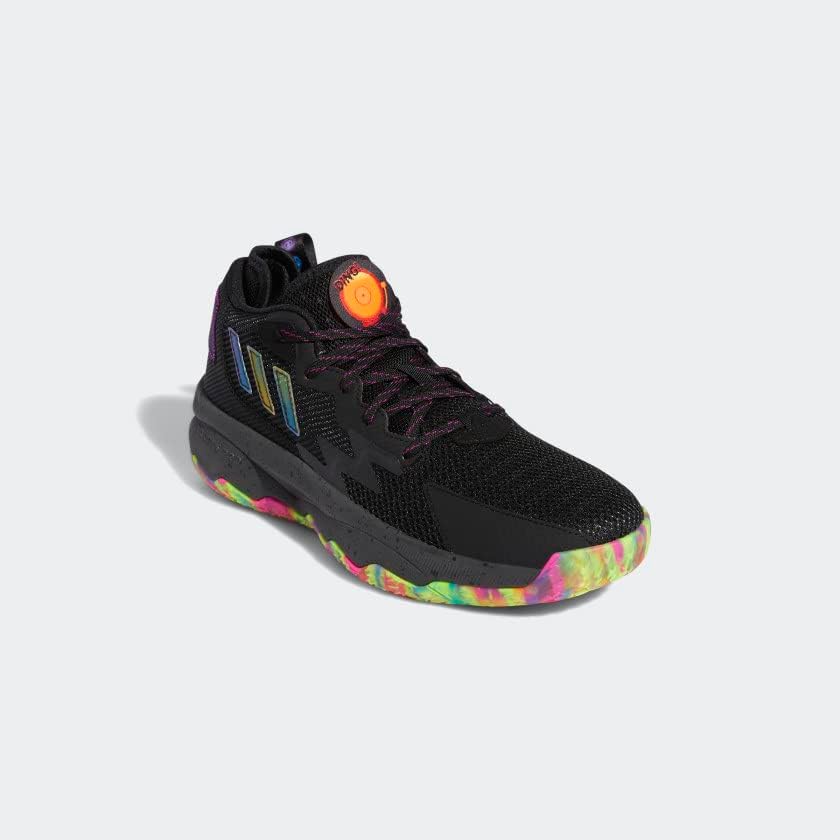 Кроссовки Adidas для взрослых унисекс Dame 8, черный/серый — фото 4