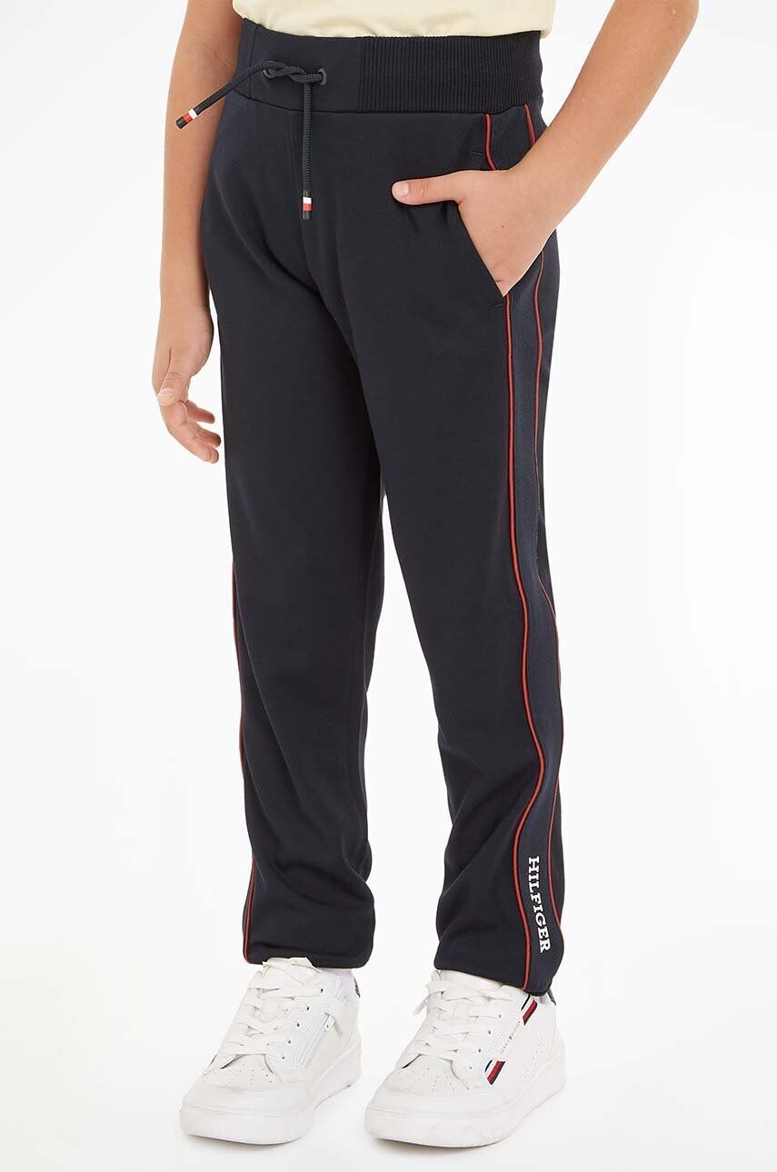

Детские спортивные брюки Tommy Hilfiger TAPE REGULAR, темно-синий