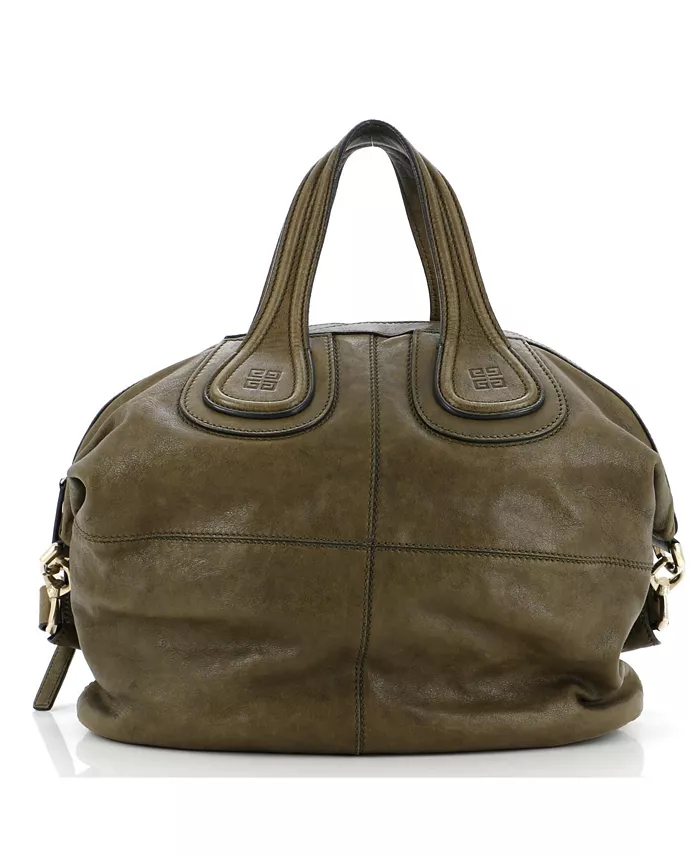 

Кожаная сумка Nightingale среднего размера Pre-Owned Givenchy, зеленый