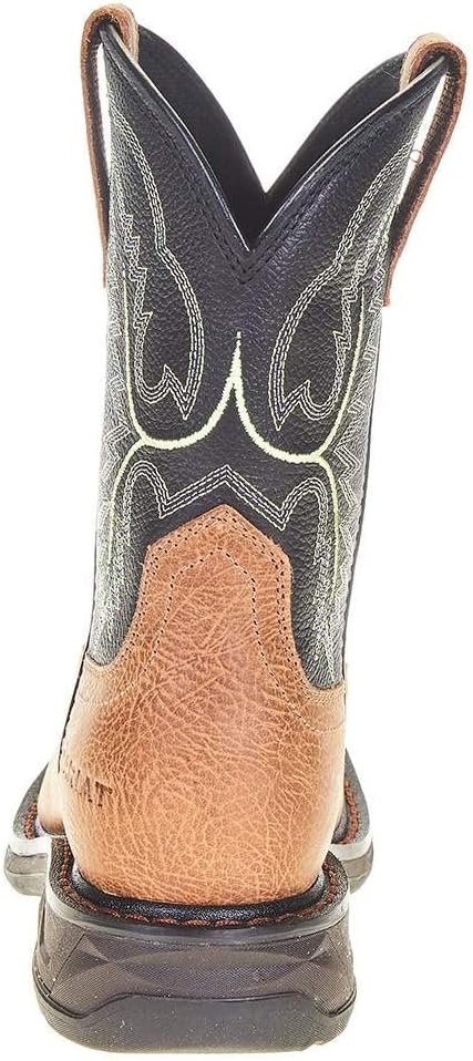 Мужские ботинки Ariat Workhog Xt с широким квадратным носком и углеродным защитным носком, Brahma Brown/Dragon Fruit — фото 4