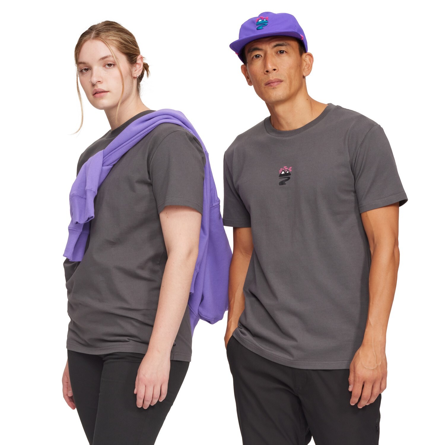 Футболка evo Alpenglow Unisex, цвет Charcoal