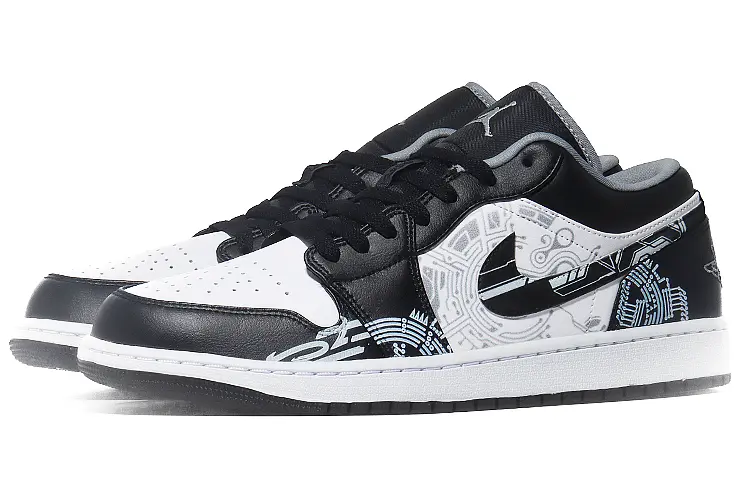 Jordan Air Jordan 1 Vintage Баскетбольные кроссовки унисекс, Black — фото 3