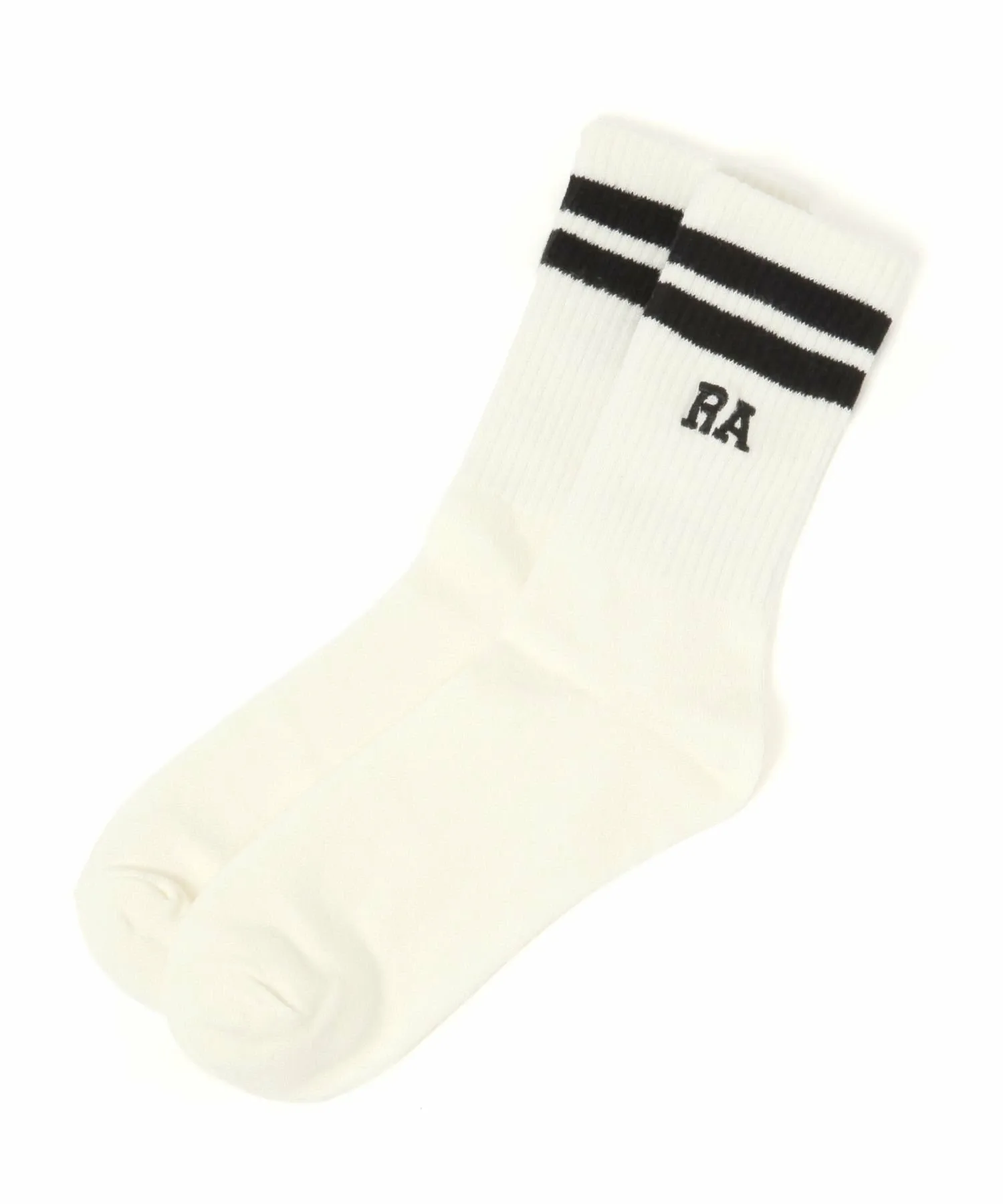 Носки RA Point Line Repipi armario, White x Black 05