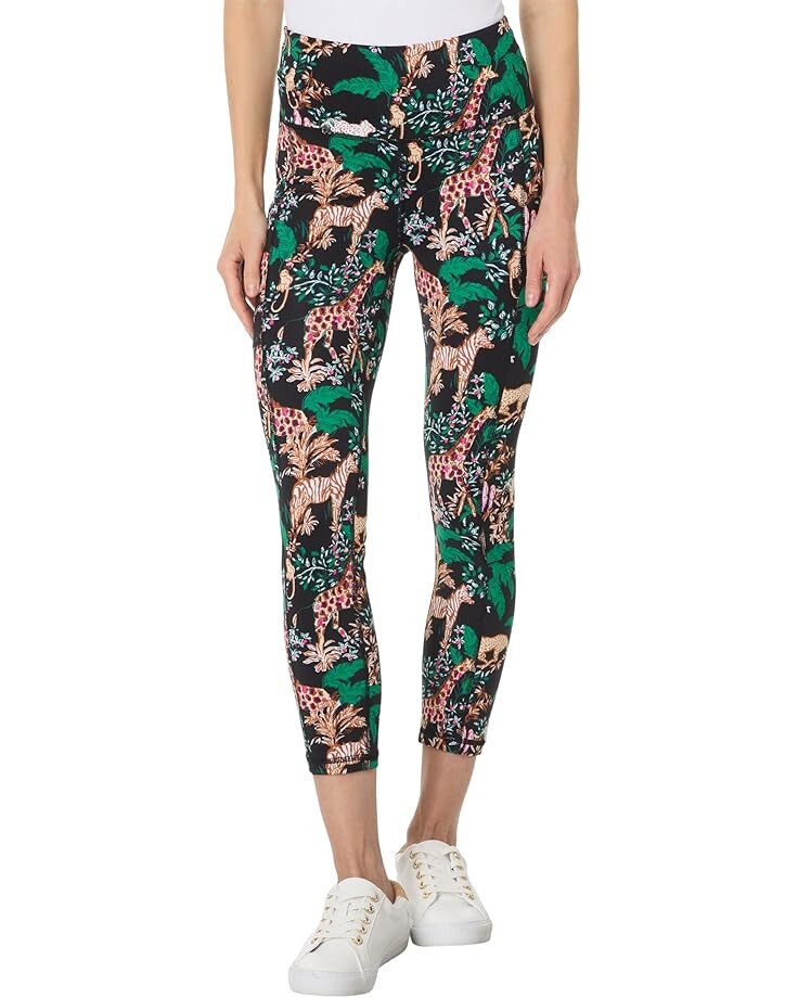 

Брюки Lilly Pulitzer High-Rise Midi, цвет Multi Dancing In The Moonlight