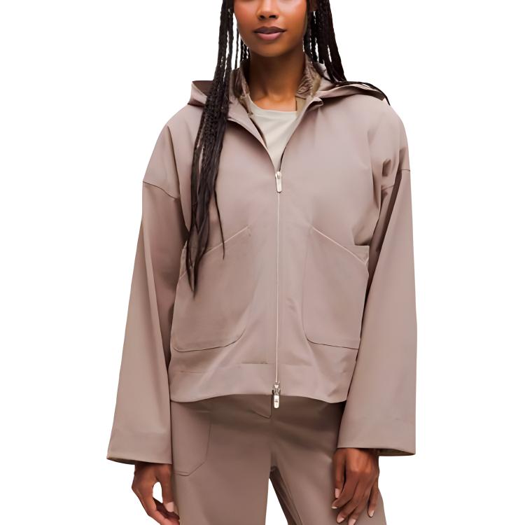 

Lululemon Женская куртка плиссе, Zen Brown/ZENN