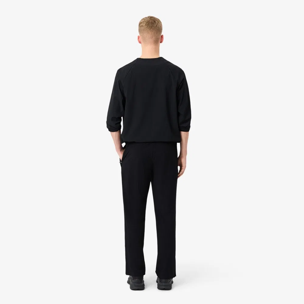 Мужские чёрные брюки из тканого материала от Lacoste — фото 3