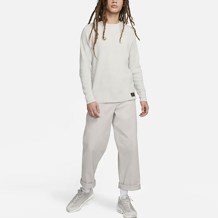 Повседневные брюки мужские светло-серые Nike, серый — фото 3