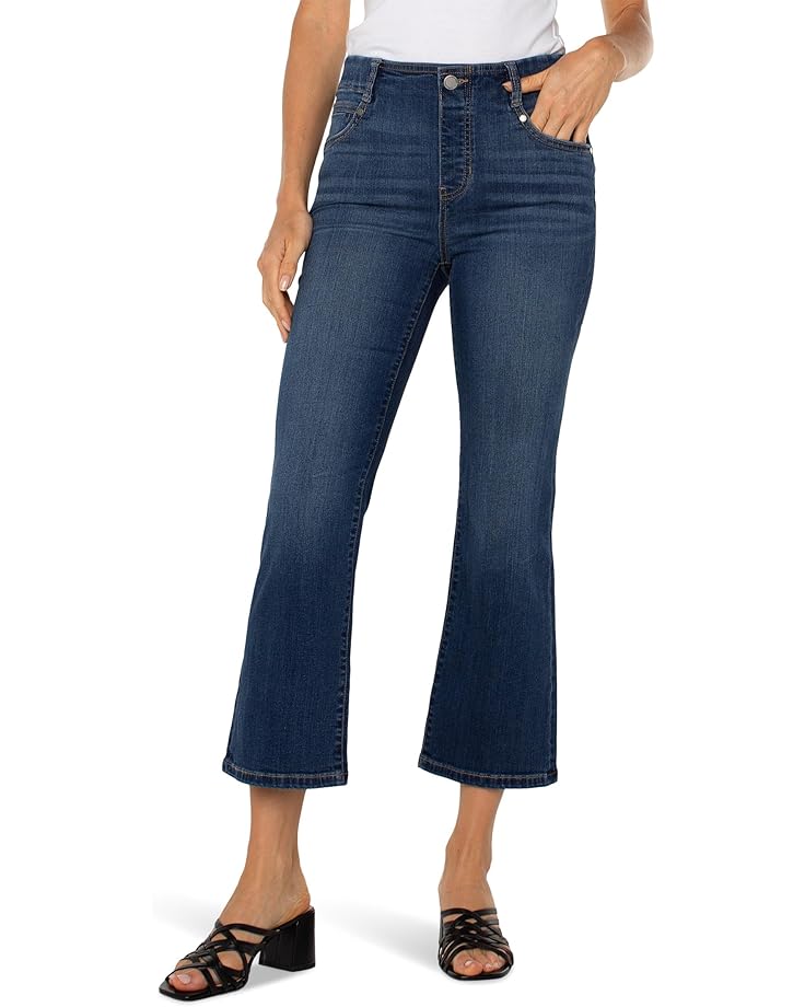 

Джинсы Liverpool Los Angeles Gia Glider Pull On Flare w/ Clean Finished Hem Jean 25.5in Inseam in Bonelli, цвет Bonelli