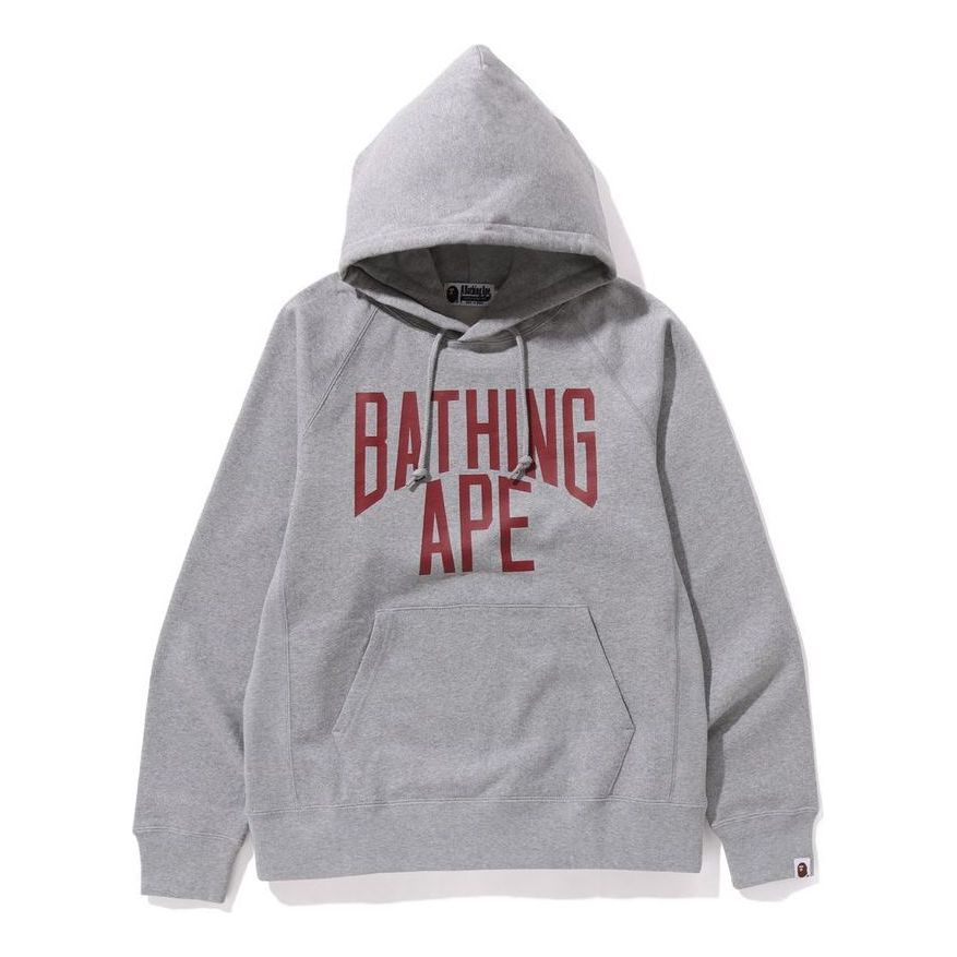 Худи с логотипом A Bathing Ape NYC, цвет «серый»