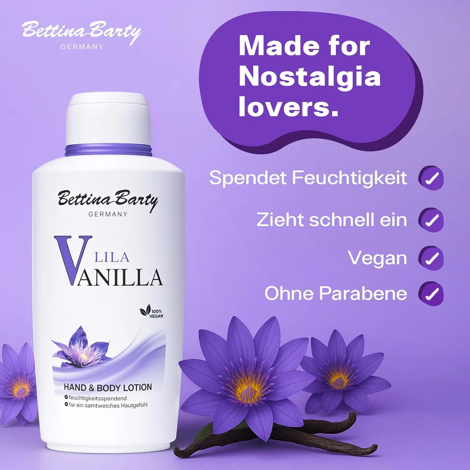 Лосьон для рук и тела «Purple Vanilla» от Bettina Barty Bettina Barty — фото 2