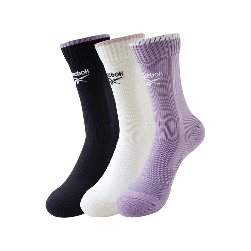 

Женские баскетбольные носки 3 пары Reebok, фиолетовый