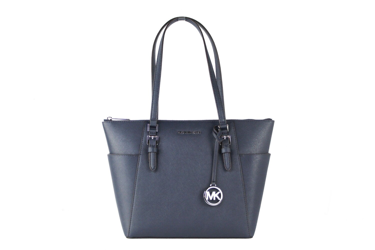 

Сумка-тоут Charlotte Signature из кожи с большой застежкой-молнией сверху Michael Kors