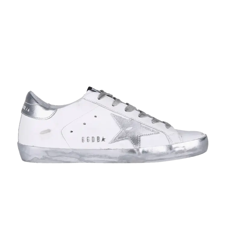 Кроссовки Golden Goose Wmns Superstar White Silver, белый
