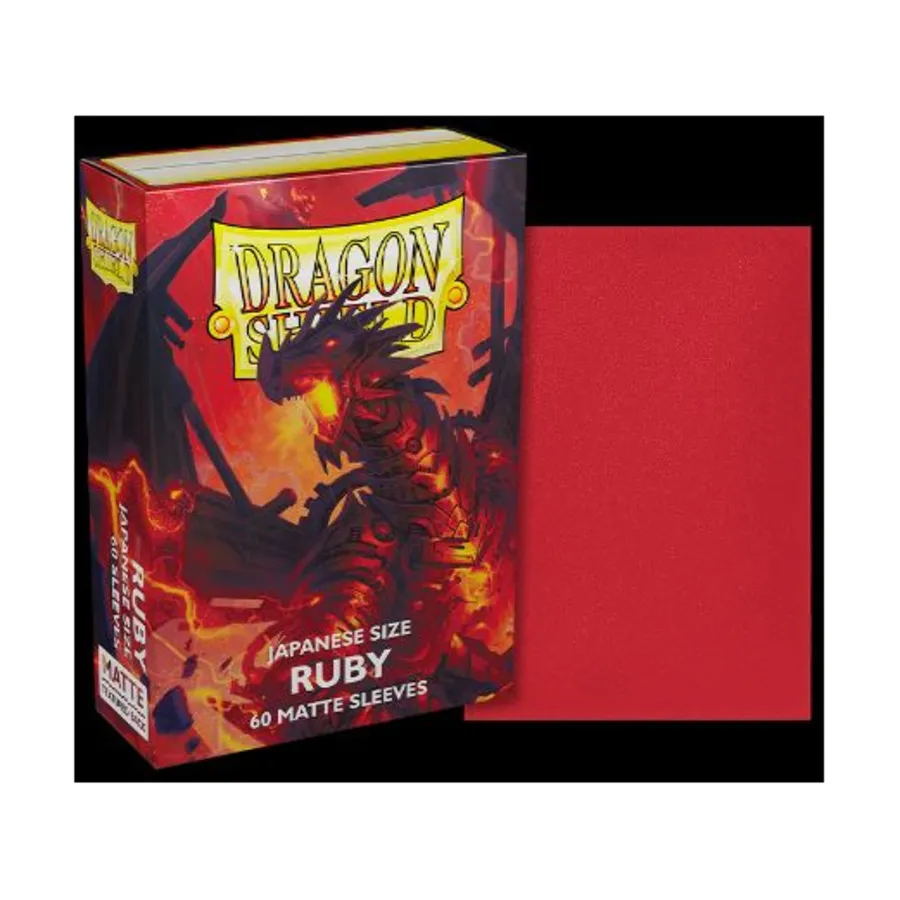 

Японские рукава – матовый рубин (60), Dragon Shield - Card Sleeves - Japanese